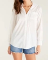 Z SUPPLY POOLSIDE BUTTON UP SHIRT IN WHITE