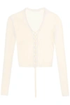 DION LEE DION LEE LACE UP CARDIGAN