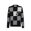 OFF-WHITE OFF WHITE OFF WHITE WOOL LOGO SWEATER