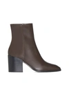 Aeyde 80mm Leandra Ankle Boots In Brown