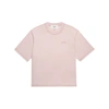 Ami Alexandre Mattiussi Embroidered Cotton T-shirt In Pink
