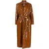 Filippa K Long Car Coat In Brown