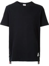 THOM BROWNE THOM BROWNE PIQUE T-SHIRT CLOTHING