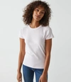 Michael Stars Mimi Cropped Tee In Bliss