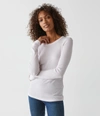 Michael Stars Juliet Thermal Tee In Bliss