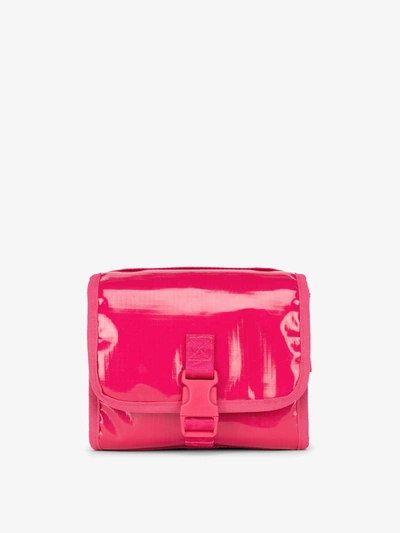 Calpak Terra Hanging Toiletry Bag In Dragonfruit In Dragonfruit