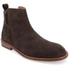 Thomas & Vine Rami Plain Toe Zip Boot In Brown
