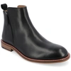 Thomas & Vine Rami Plain Toe Zip Boot In Black