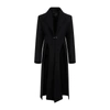 Mugler Single-breasted Wool Coat - Women's - Wool/cupro/polyamide In Black