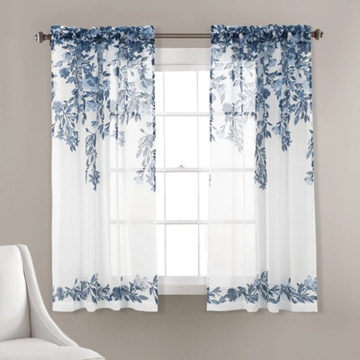Lush Decor Tanisha Sheer Window Curtain Panel Set