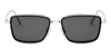 DIOR BLACKSUIT S9U F5A0 DM40113U 16A RECTANGLE SUNGLASSES