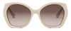 Fendi The  Lettering 57mm Gradient Butterfly Sunglasses In Brown
