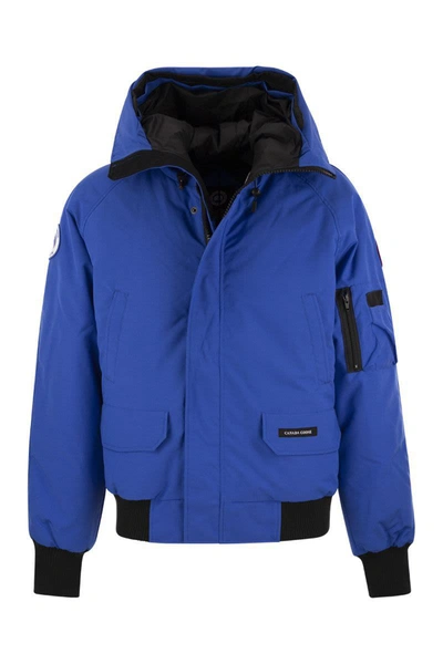 Canada Goose Blue Chilliwack Bomber Down Jacket In Royal Blue