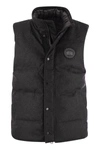 Canada Goose Garson Padded Regular-fit Recycled-wool Blend-down Vest In Carbon Melange