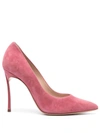 Casadei Scarlet Suede - Woman Pumps Tuberose 39 In Pink &amp; Purple