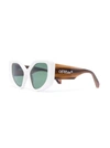 Off-white Denver Logo-print Sunglasses In White