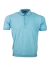 John Smedley T-shirt In Turquoise