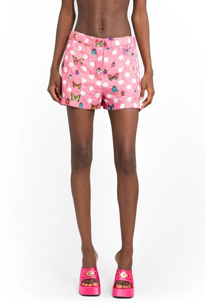 Versace Shorts In Pink