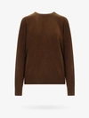 Lemaire Crewneck Sweater In Brown