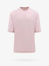 Ami Alexandre Mattiussi Embroidered Cotton T-shirt In Pink