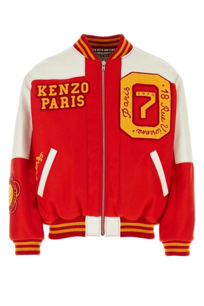Kenzo Jackets And Vests In Cerise
