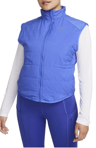 Nike Therma-fit Swift Running Vest In Blue