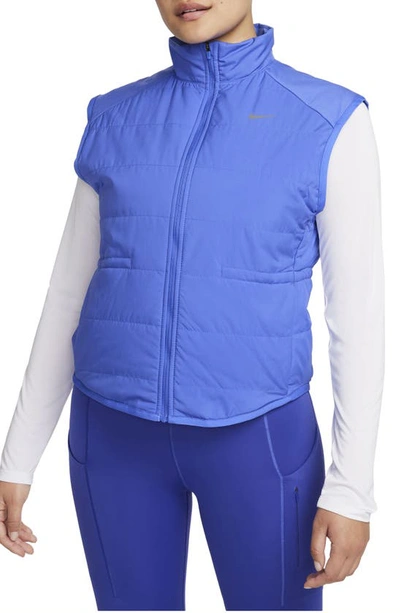 Nike Therma-fit Swift Running Vest In Blue Joy