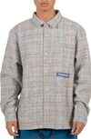 PLEASURES PERIODIC BUTTON-UP SHIRT