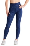 Nz Active By Nic+zoe Flexfit High Waist Leggings In Blue Multi
