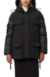 Canada Goose Black Paradigm Expedition Parka Coat In Black - Noir