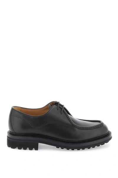 Church's Burnt Leather Lymington Lace Up Shoes In Brown