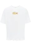 Jil Sander X Lacoste Logo-patch Cotton T-shirt In White