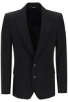 Dolce & Gabbana Single-breasted Tuxedo Jacket In Black