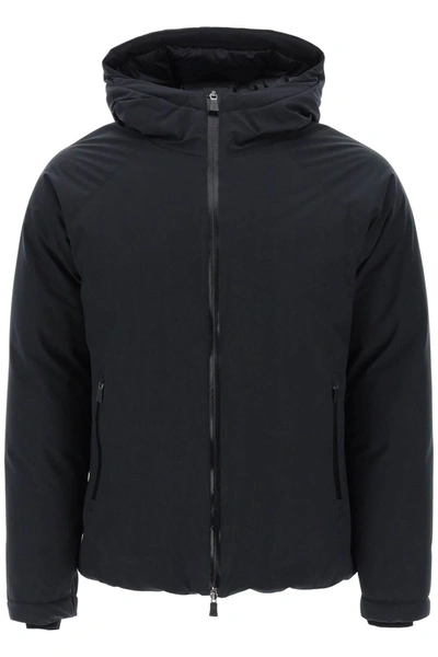 HERNO LAMINAR RIPSTOP HOODED DOWN JACKET