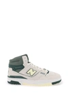 New Balance High-top Sneakers With Contrast Sole And Perforated Toe Box In Mixed Colours