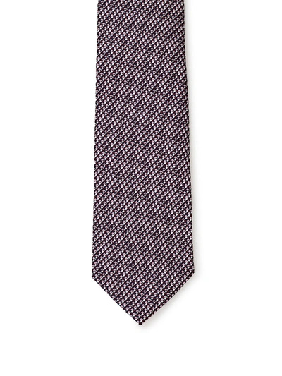 Ermenegildo Zegna Printed Allover Silk Tie