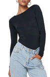 PRINCESS POLLY GATEWOOD BACK CUTOUT LONG SLEEVE BODYSUIT