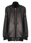 Rick Owens Peter Sequin-embellished Bomber Jacket In Black