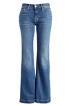 7 For All Mankind Mankind Mid-rise Straight Jeans In Dark New York