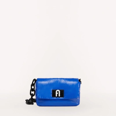 Furla 1927 Soft Shoulder Bag Mini In Blue
