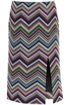 MISSONI PENCIL SKIRT WITH LUREX HERRINGBONE MOTIF