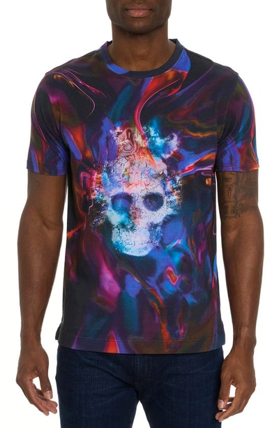 Robert Graham Men's Aurora Skull Graphic T-shirt In Neutral