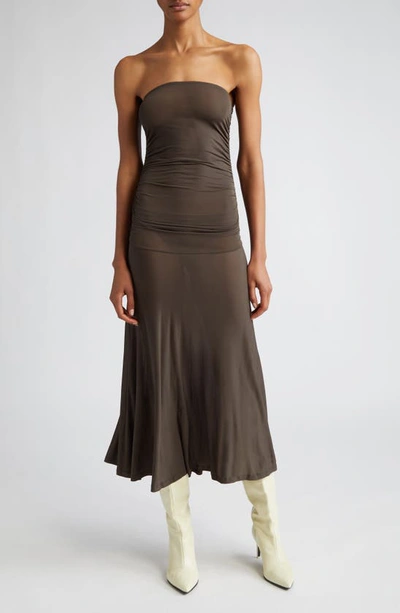 Paloma Wool Brown Moebius Midi Dress