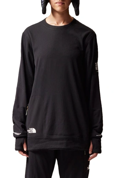 The North Face Undercover Shell-trimmed Futurefleece Sweatshirt In Jk31 Black