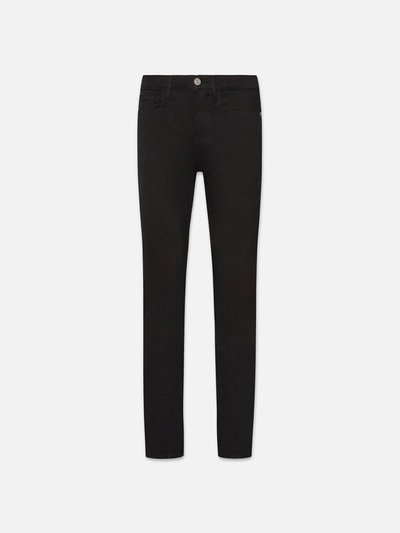 Frame Le High Straight Jeans In Black