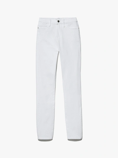 Frame Le High Skinny Jeans In White