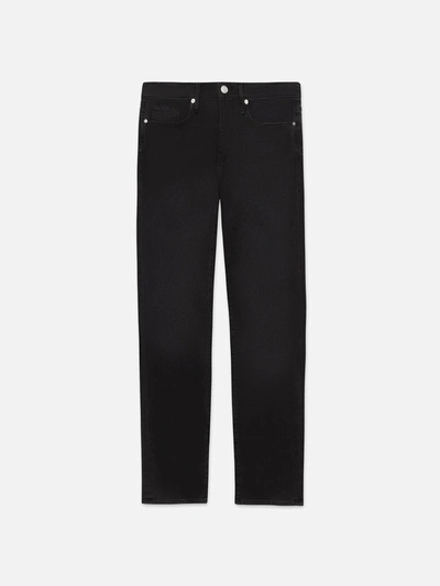 Frame L'homme Slim Jeans Fade To Grey Denim In Black