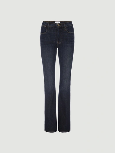 Frame Le Pixie High Flare Jeans In Blue