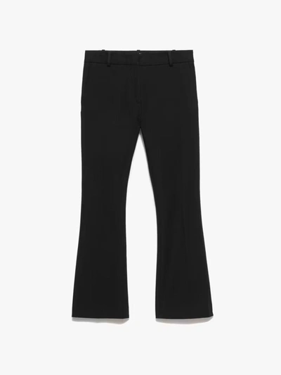 Frame Le Crop Mini Boot Trouser Pants In Black