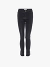 Frame Le Skinny Stretch-leather Pants In Black